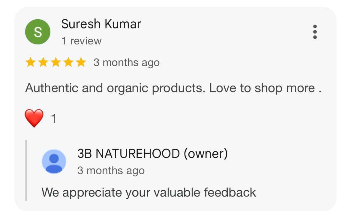 Customer Google review 12