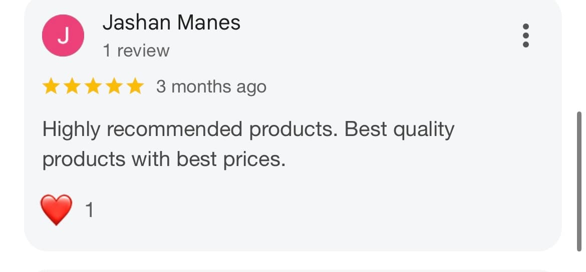 Customer Google review 4